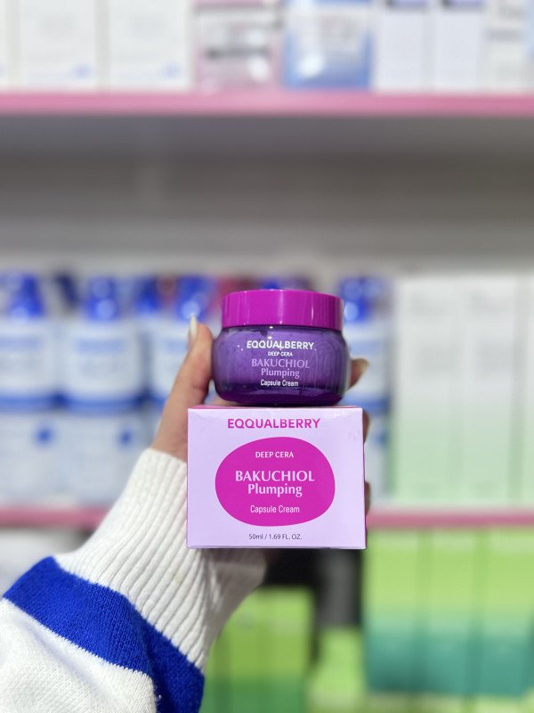 M EQQUALBERRY Deep Cera Bakuchiol Plumping Capsule Cream