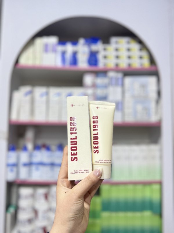 M K-Secret Seoul 1988 Cream: Snail Mucin 93% + Rice