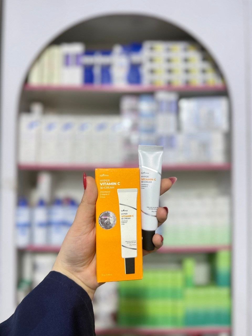 O Isntree - Hyper Vitamin C 3O cream panthenol vitamin E cica