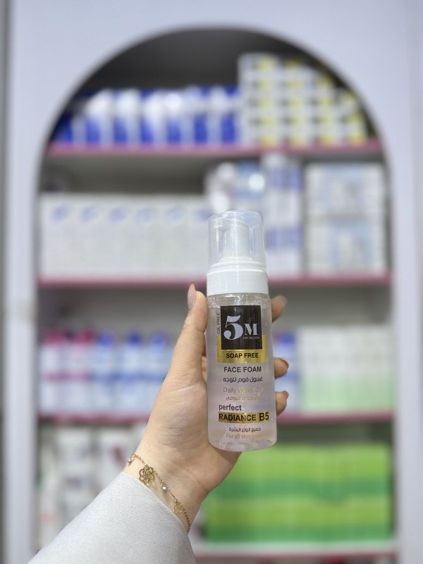 S 5M Soap Free Face Foam designed for daily cleaning