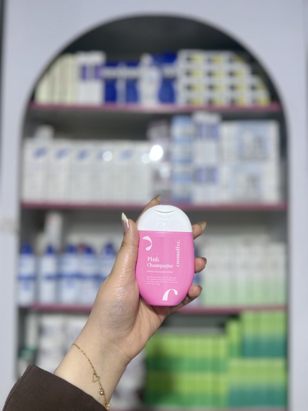 S Cosmolive Pink Champagne hand and body lotion