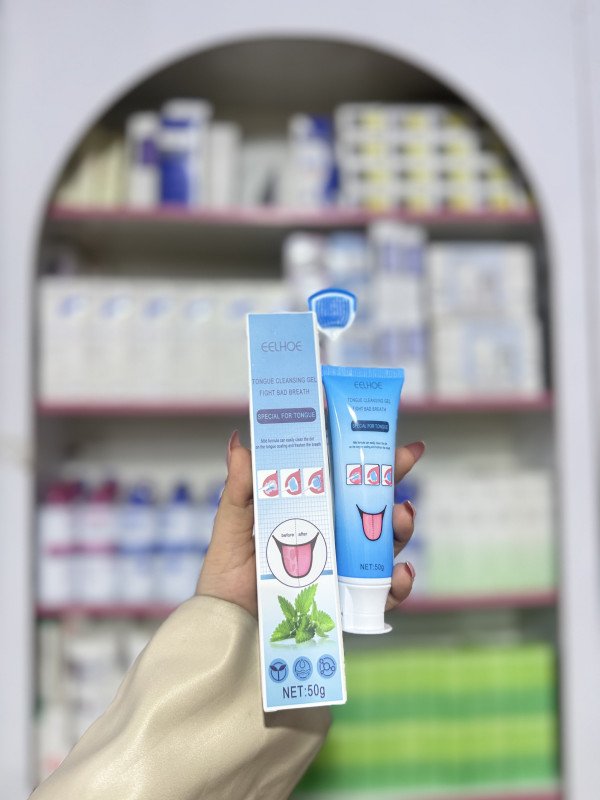 S Eelhoe tongue cleansing gel and scraper set