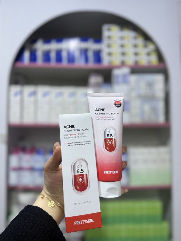 S Prettyskin Acne Cleansing Foam