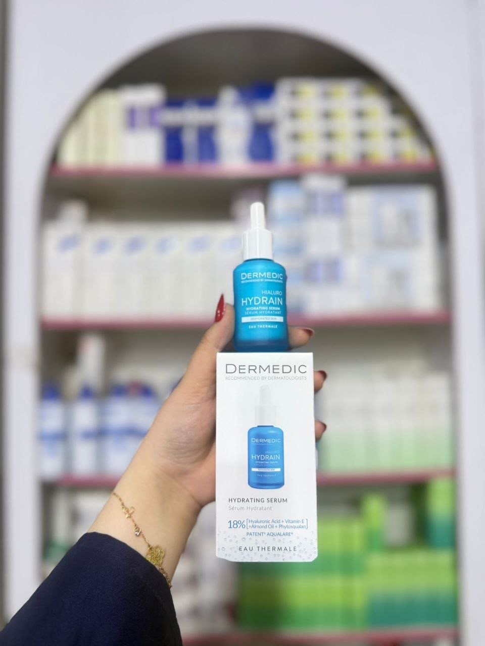 O dermedic hialuro hydrain hydrating serum 18%