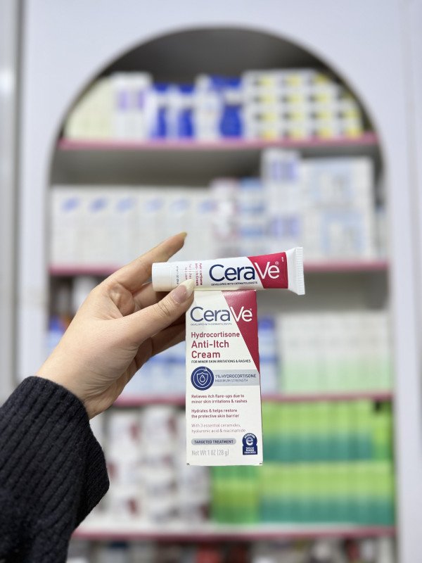 M CeraVe Hydrocortisone Anti-Itch Cream, 1 oz (28 g