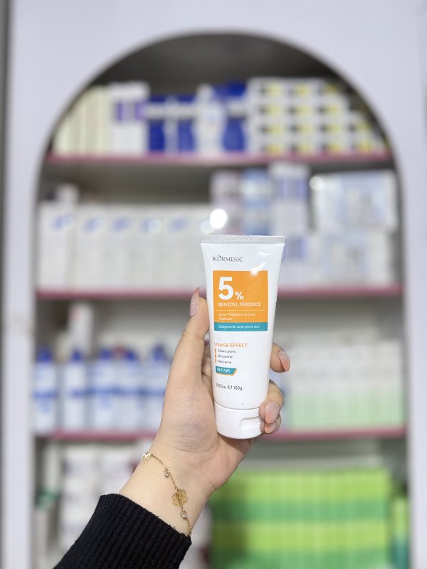 S Kormesic Benzoyl Peroxide 5% Acne Professional Care Cleanser.