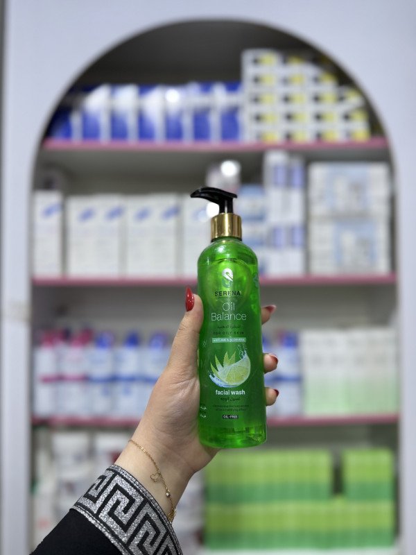 S Serena Oil Balance facial wash designed for oily skin.