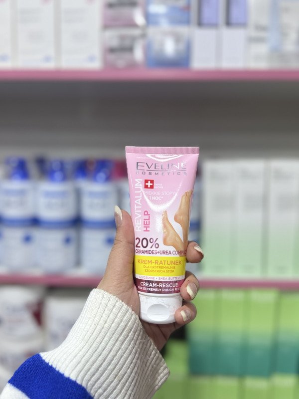 O Eveline Cosmetics Revitalum Help Cream-Rescue for Extremely Rough Feet
