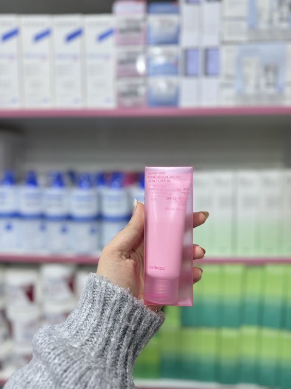 O Celimax Heart Pink Tone Up Sun Cream
