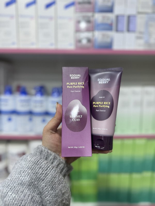 O EQQUALBERRY Purple Rice Pore Purifying Pack Cleanse