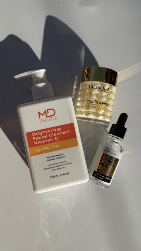 روتين فيتامين سي للنضاره والتصبغات