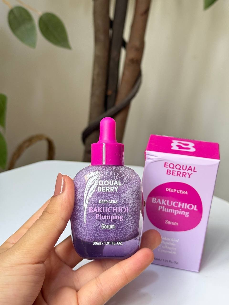 O EQQUALBERRY Bakuchiol Plumping Serum