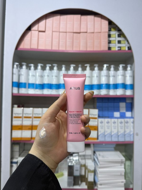 S Anua  PEACH NIACIN  ANUA PEACH NIACIN O TONE UP PROTECTION MELTING PEACH  ANJA PROTECTION TONFIANTE A LA NACINE PECHE  01 PECHE FONDANTE  50 ML/1.69 FL. OZ.