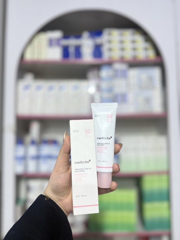 M Medicube PDRN Pink Tone Up Sun Cream is a multi-functional sunscreen