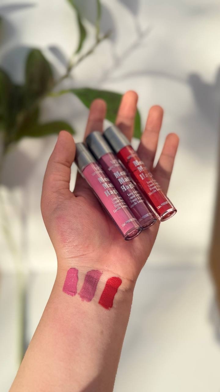 liquid lipsticks from the brand Wardabheauty