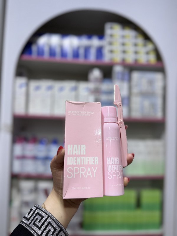 S Hair Identifier Spray set designed to make facial shaving and dermaplaning easier
