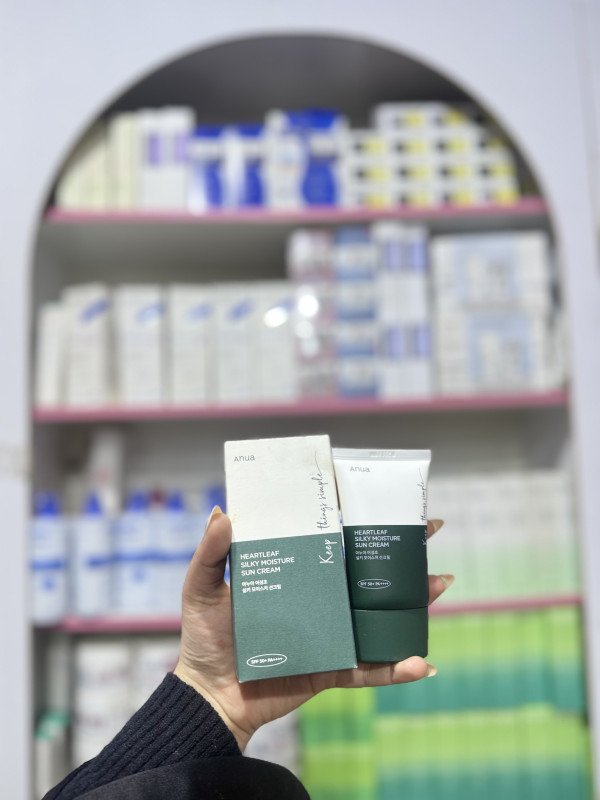 M Anua Heartleaf Silky Moisture Sun Cream
