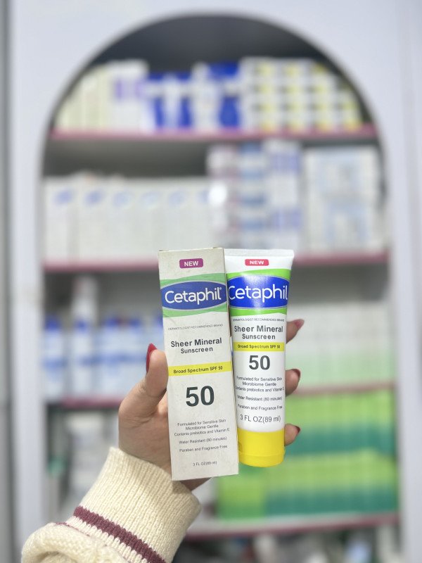 M Cetaphil Sheer Mineral Sunscreen Lotion Broad Spectrum SPF 50