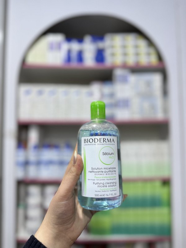 M Bioderma Sébium H2O Purifying Cleansing Micelle Solution for combination to oily skin.