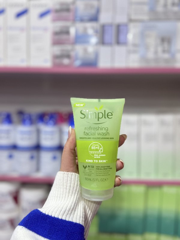M Simple Kind to Skin Refreshing Facial Wash Gel.