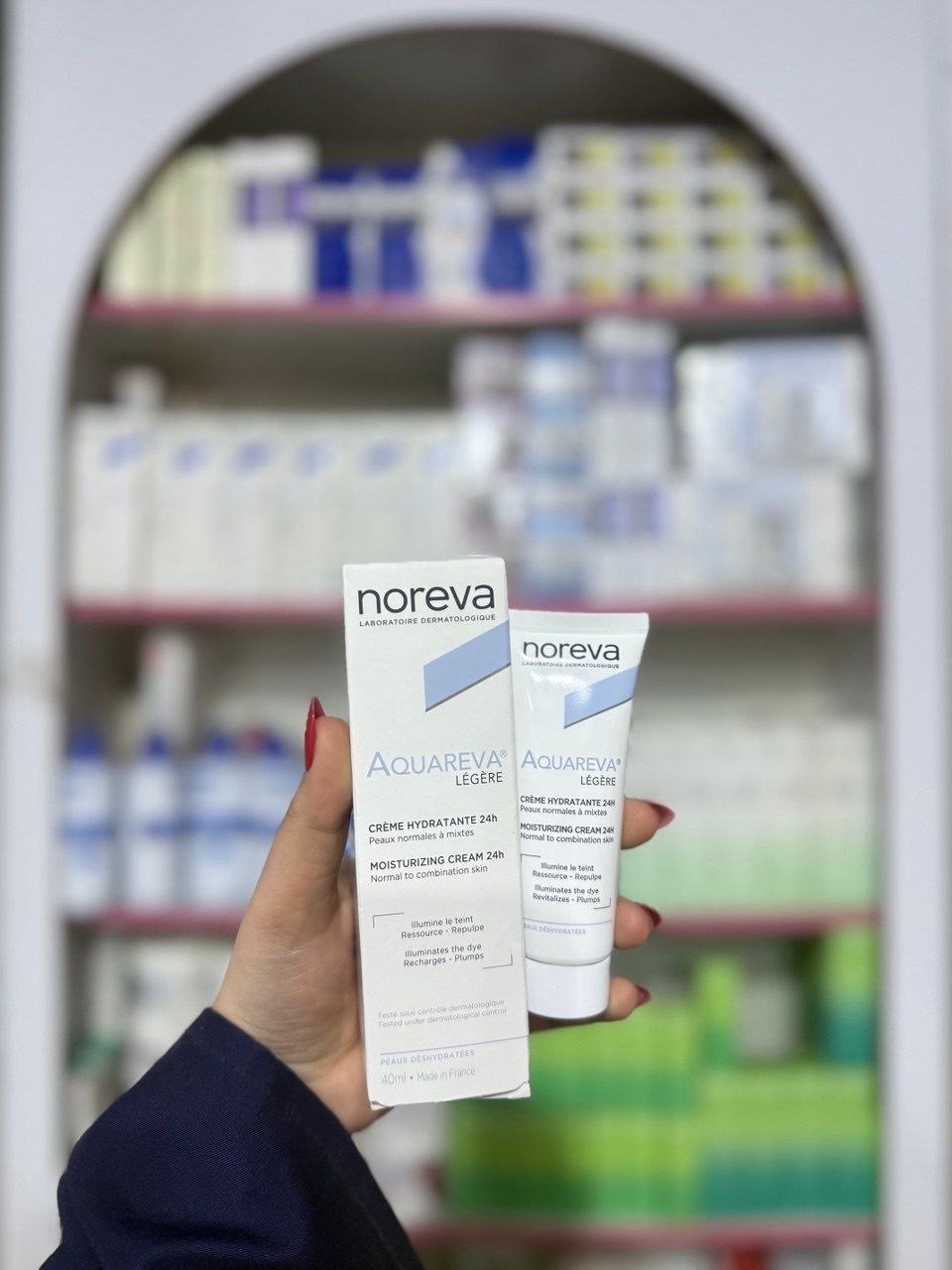 O noreva aquareva moisturizing cream 24h