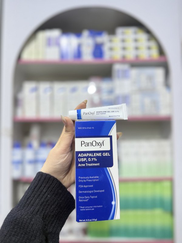 M PanOxyl Adapalene Gel USP, 0.1% acne treatment