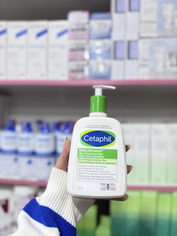O Cetaphil DailyAdvance Ultra Hydrating Lotion