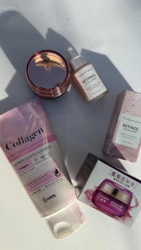 روتين الريتنول للنضاره والحبوب والتجاعيد