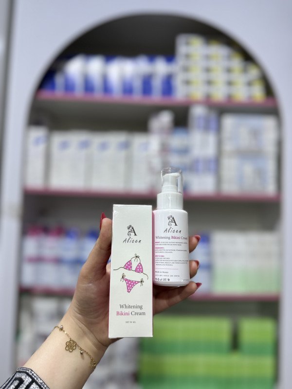 S Alicen Whitening Bikini Cream, designed for skin lightening on specific areas