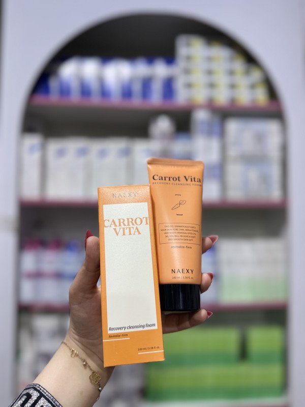 S Naexy Carrot Vita Recovery Cleansing Foam
