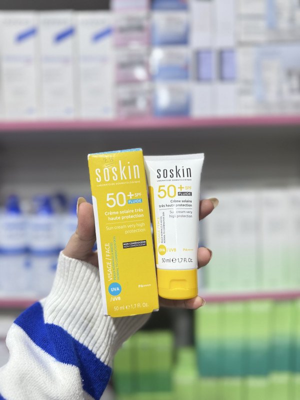 O soskin Sun Cream Very High Protection Spf+