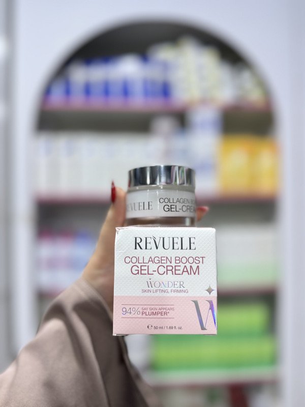 O Revuele Collagen Boost Gel-Cream for skin lifting and firming