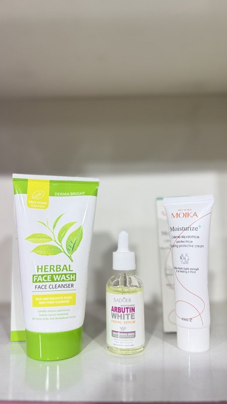 روتين تفتيح وترطيب