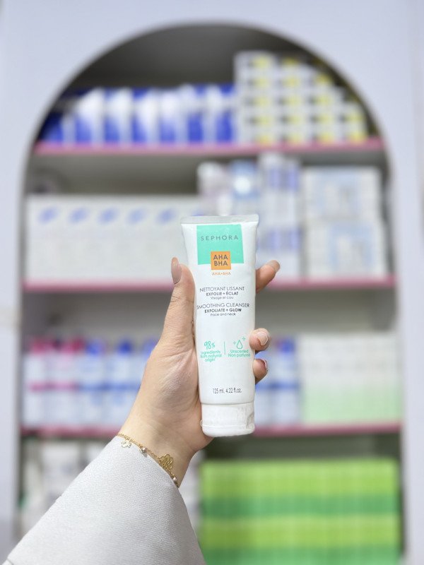 S Sephora Collection AHA BHA Exfoliate + Glow Smoothing Cleanser