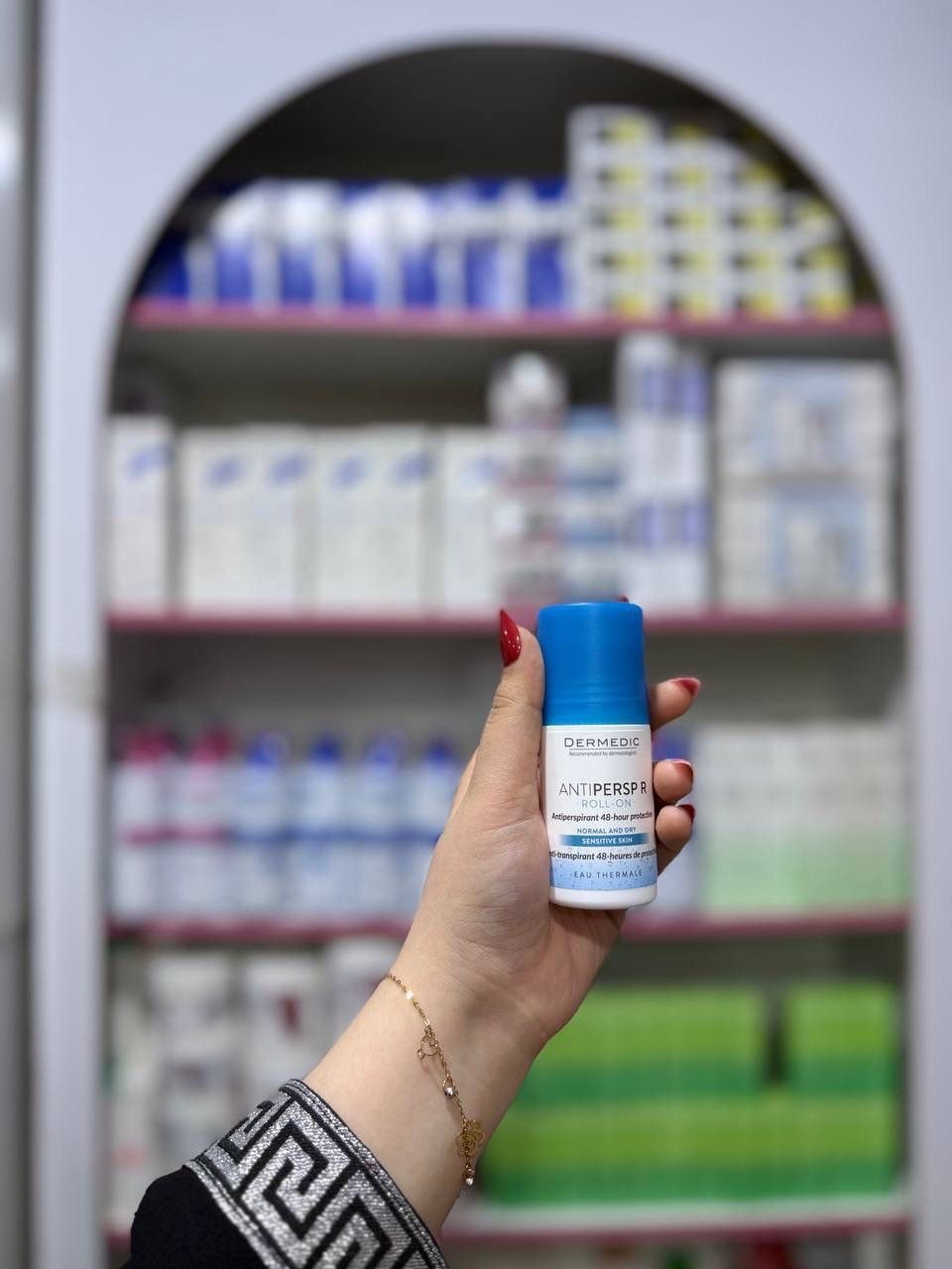 O Dermedic Antipersp R Roll-on Antiperspirant.