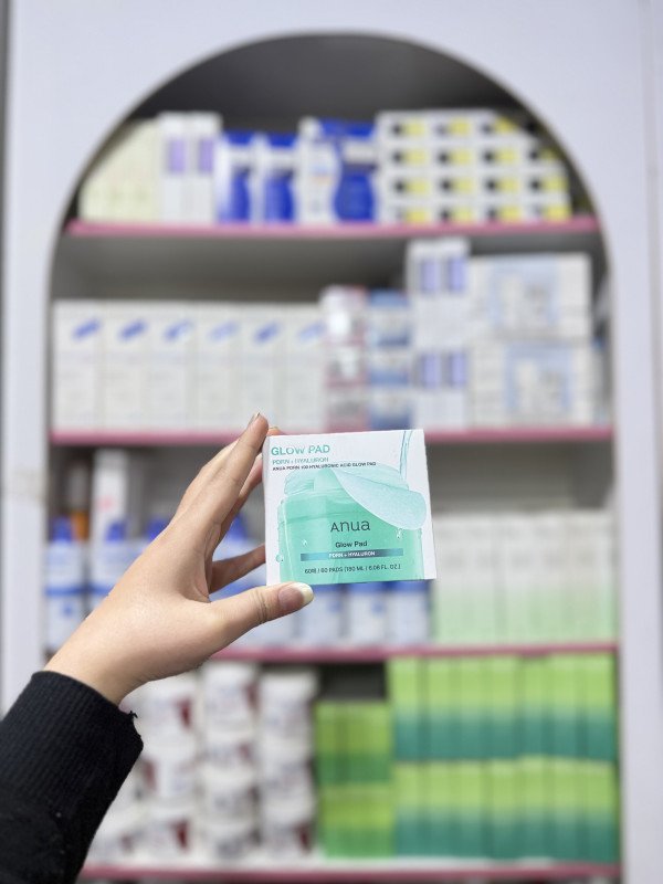 O Anua PDRN 100 Hyaluronic Acid Glow Pad