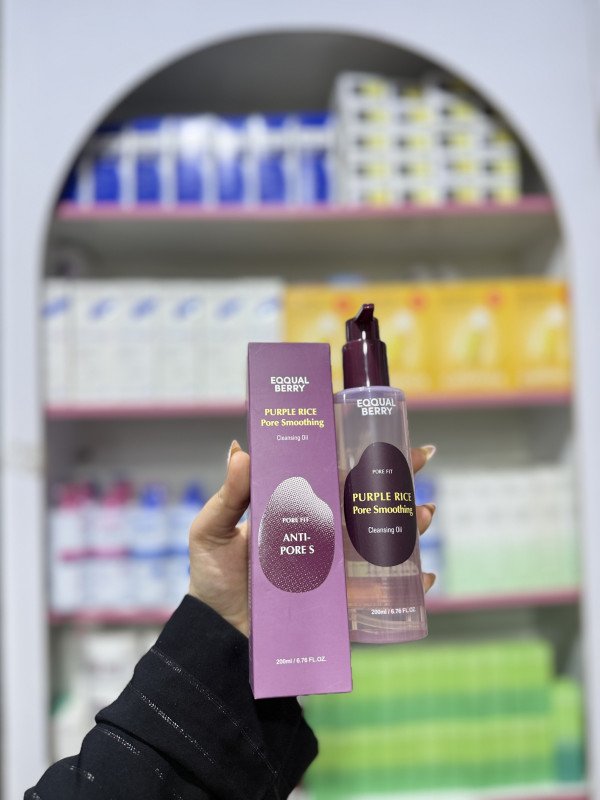 M Eqqualberry Purple Rice Pore Smoothing Cleansing Oil