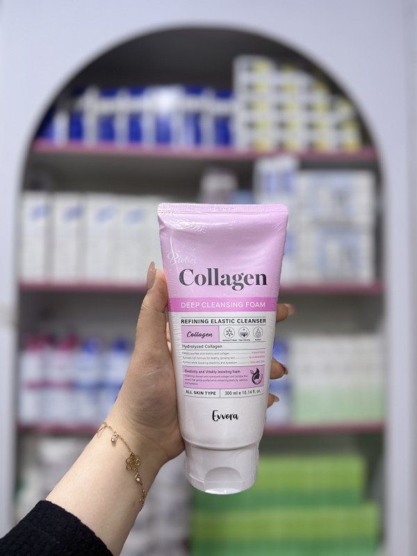 S Evvora Collagen Deep Cleansing Foam