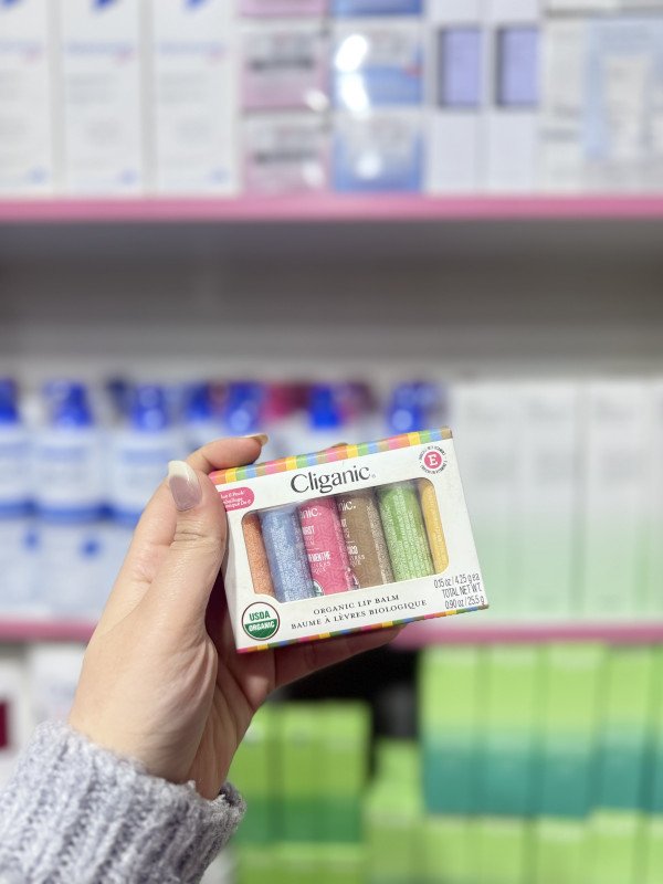 O Cliganic USDA Organic Lip Balm Set