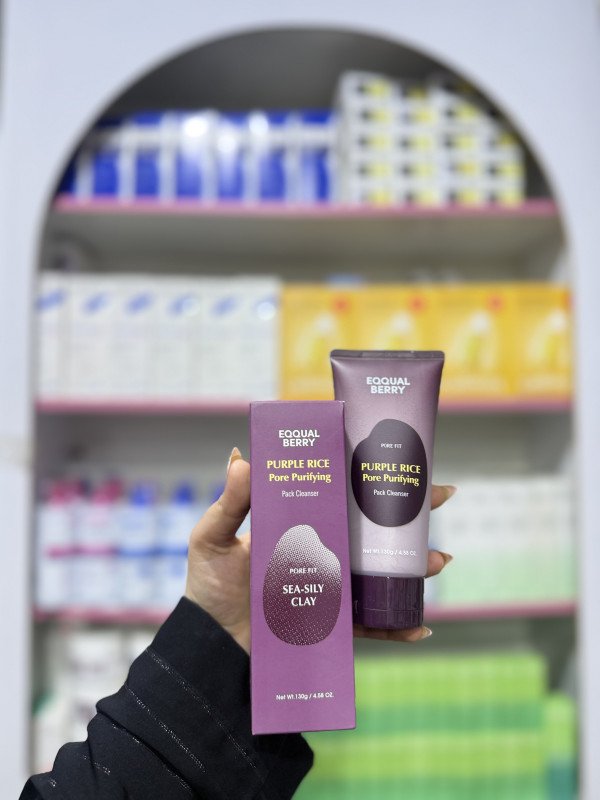 M EQQUALBERRY Purple Rice Pore Purifying Pack Cleanser