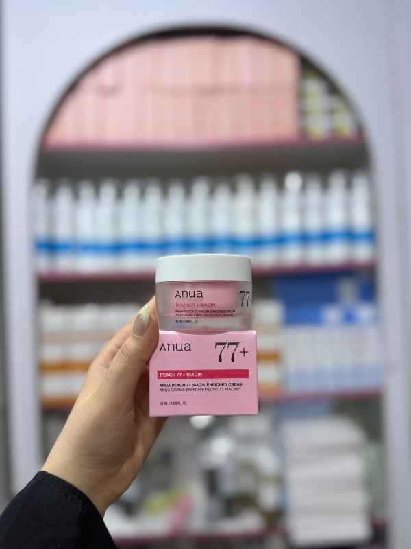 M  Anua  77+  PEACH 77+ NIACIN  ANUA PEACH 77 NIACIN ENRICHED CREAM ANUA CREME ENRICHIE PÉCHE 77 NIACINE  50/1.69FL0