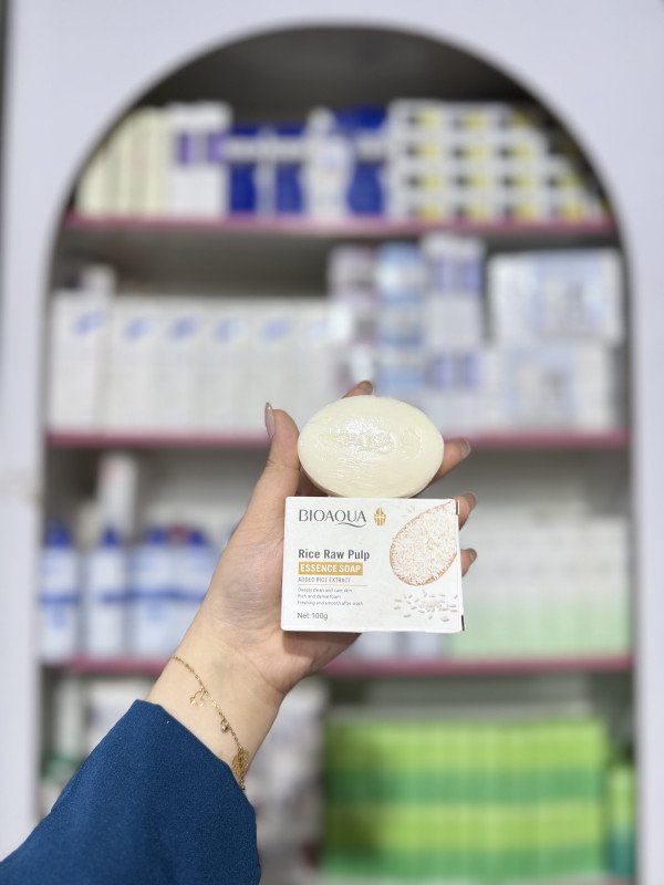 S BIOAQUA Rice Raw Pulp Essence Soap