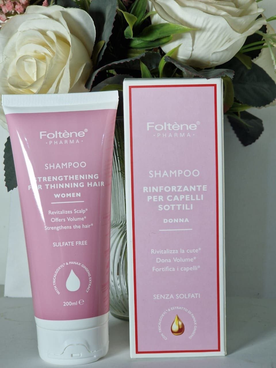 O Foltène PHARMA  SHAMPOO  RINFORZANTE PER CAPELLI SOTTILI  DONNA