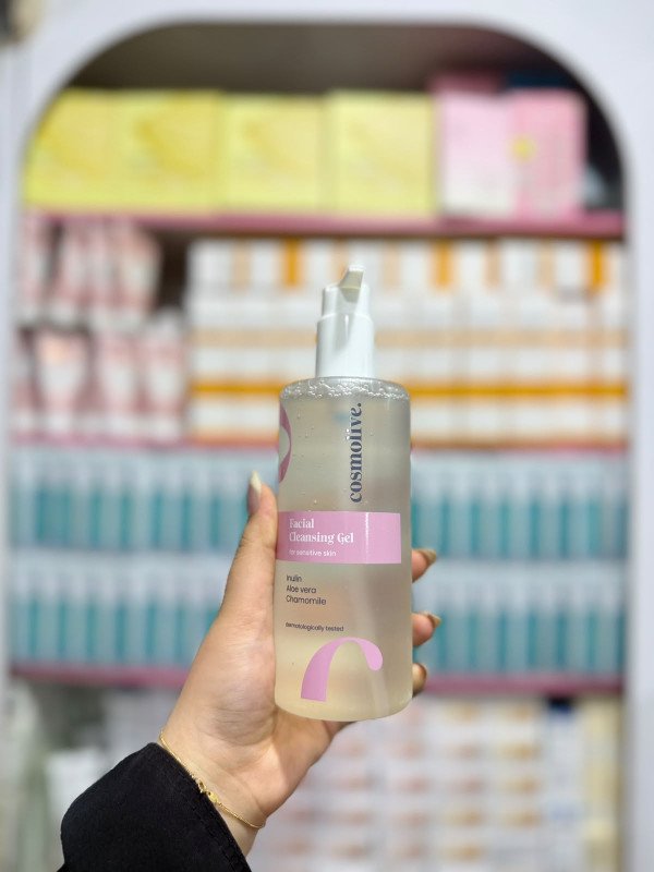 S. Facial Cleansing Gel for sensitive skin Inulin Alce vera Chamomile dematologically tested