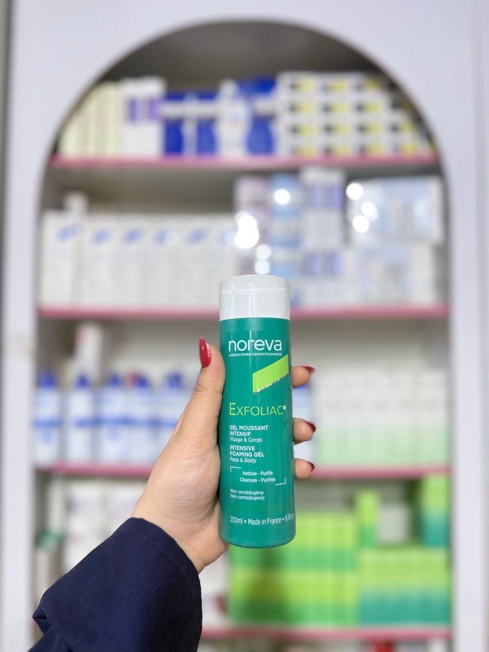 O noreva exfoliac intensive foaming gel face & body