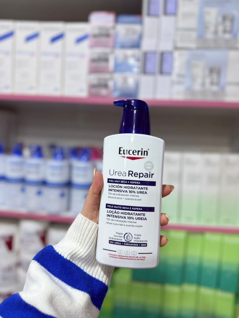O Eucerin UreaRepair Plus 10% Urea Lotion