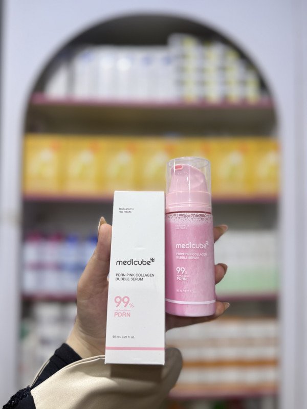 M Medicube PDRN Pink Collagen Bubble Serum in a 95ml