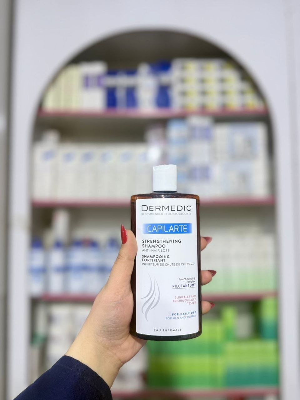 O Dermedic capilarte strengthening shampoo Anti-hair loss for daily use