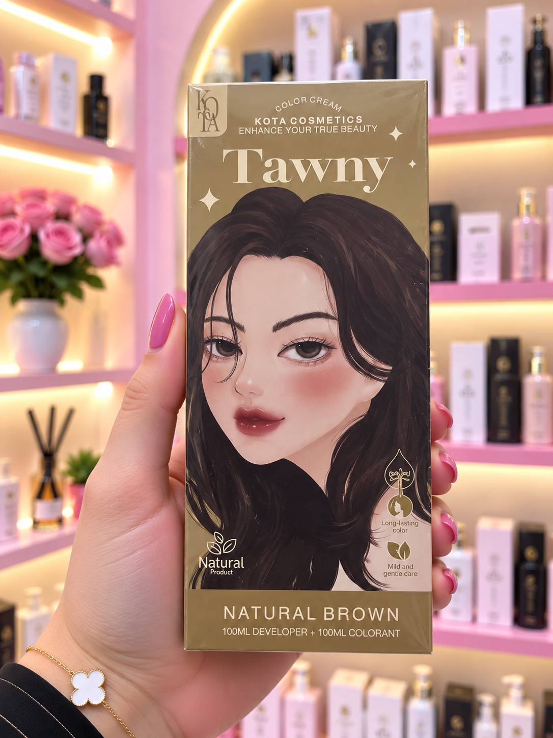 Kota Cosmetics Tawny Color Cream – Natural Brown
