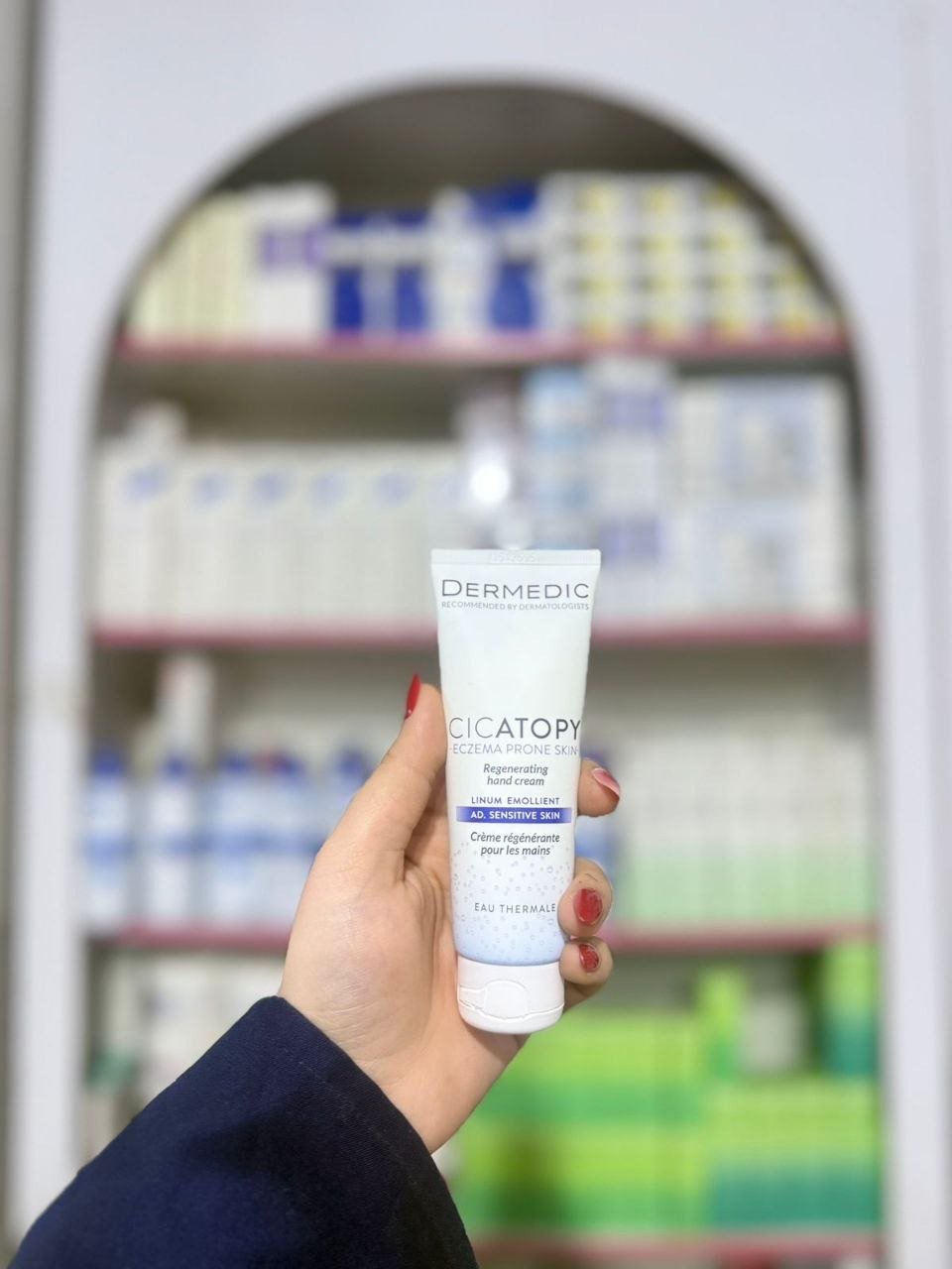 O Dermedic cicatopy eczema prone skin regenerating hand cream linum emollent ad, sensitive skin